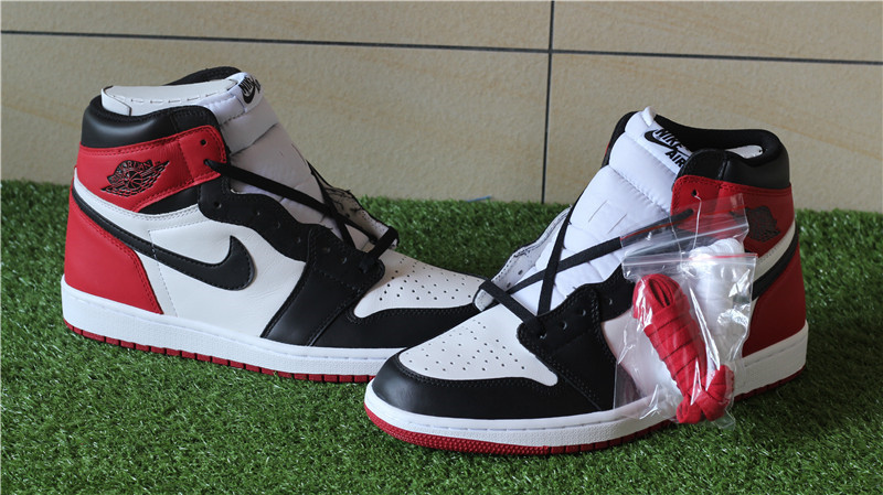 Authentic Air Jordan 1 OG Black Toe